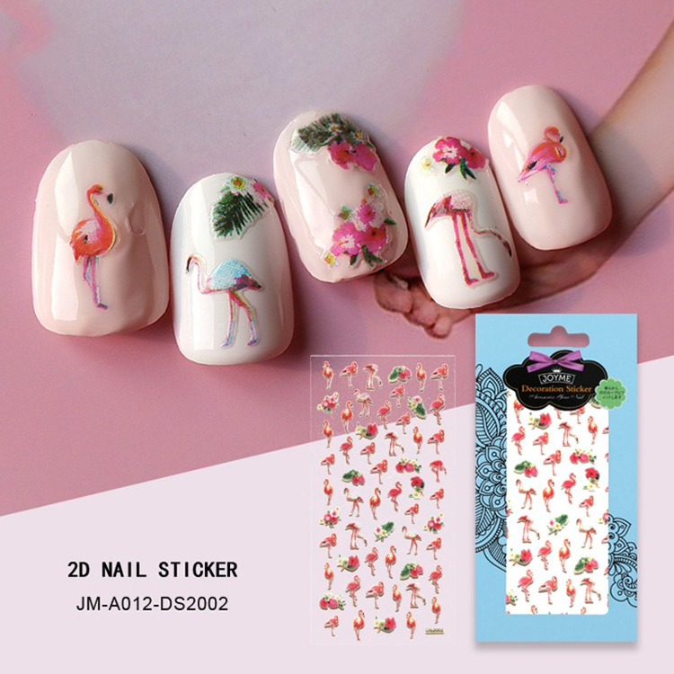 Pink Flamingo Nail Sticker