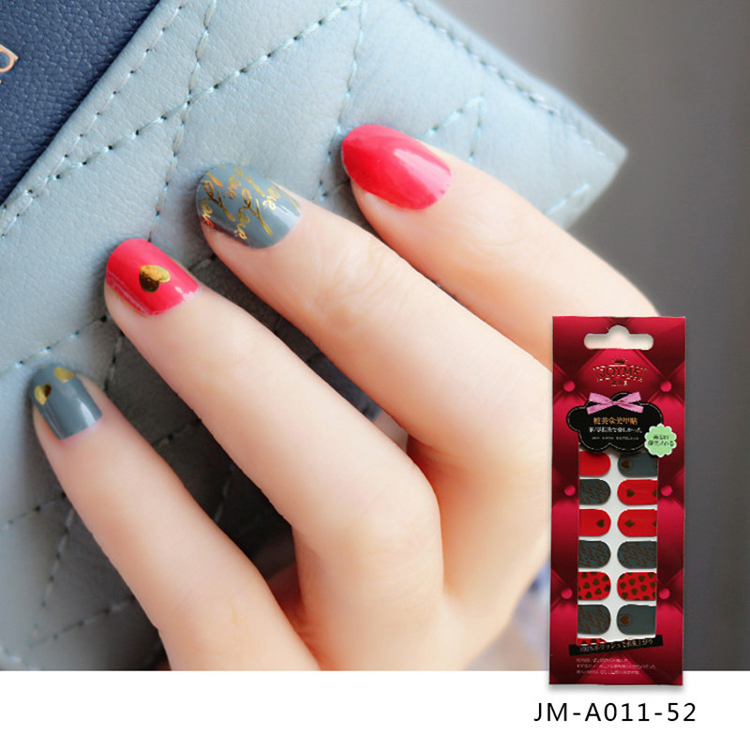 Wholesale Custom Laser Nail Wraps Nail Art Decoration Nail Sticker